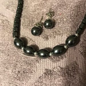 Necklace and earrings from Alaska